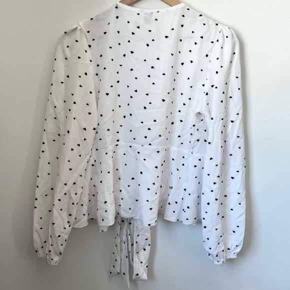 shein white belted blouse - Picture 2 of 5